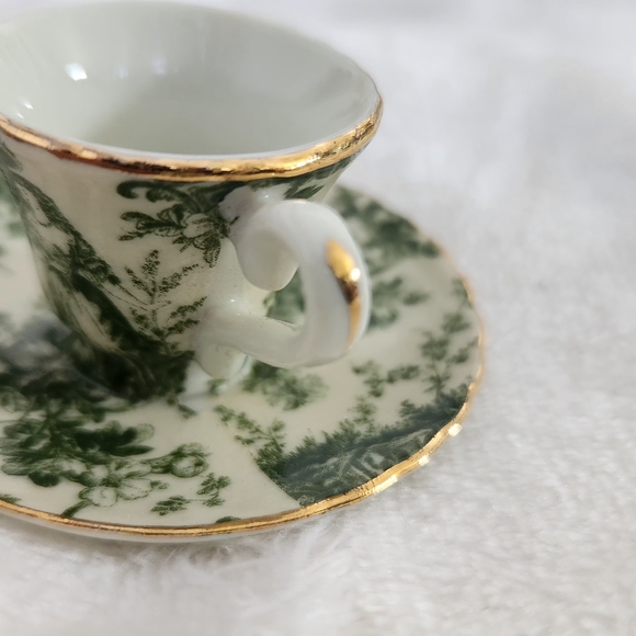 Ivry & green Alice & Wonderland miniture tea cup rare collectible - Picture 6 of 7